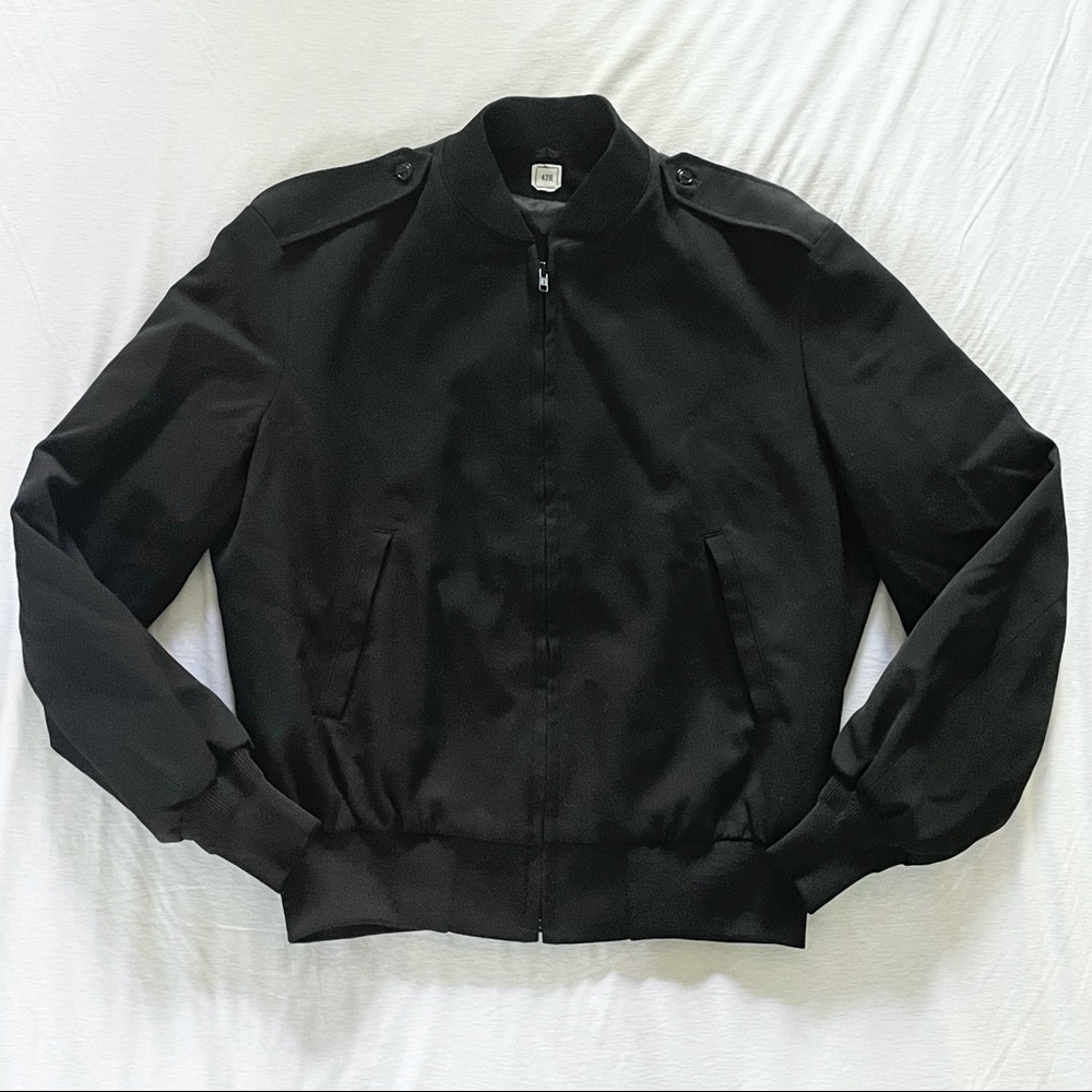 Men’s Black Bomber Jacket